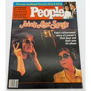 People Feb 20,1984 John Lennon Chris Evert Scarface's Sis Silkwood Greg & Jenny